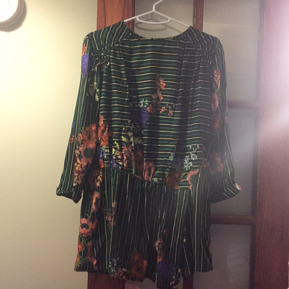 Zara casual collection blouse with slip BRAND NWT